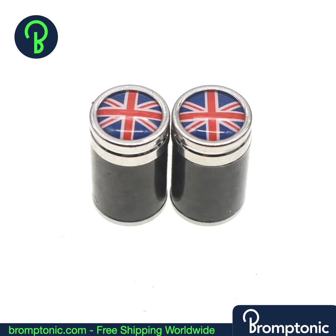 Brompton Union Jack Ventilkappen - Schrader (A/C/G Line)