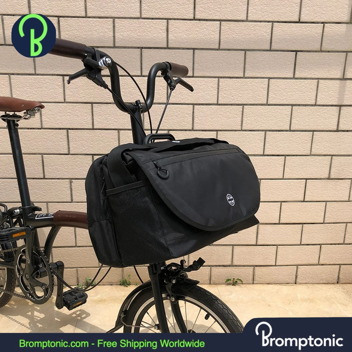 Brompton Front Commuter Bag 15L - Laptop & Regenschutz bereit