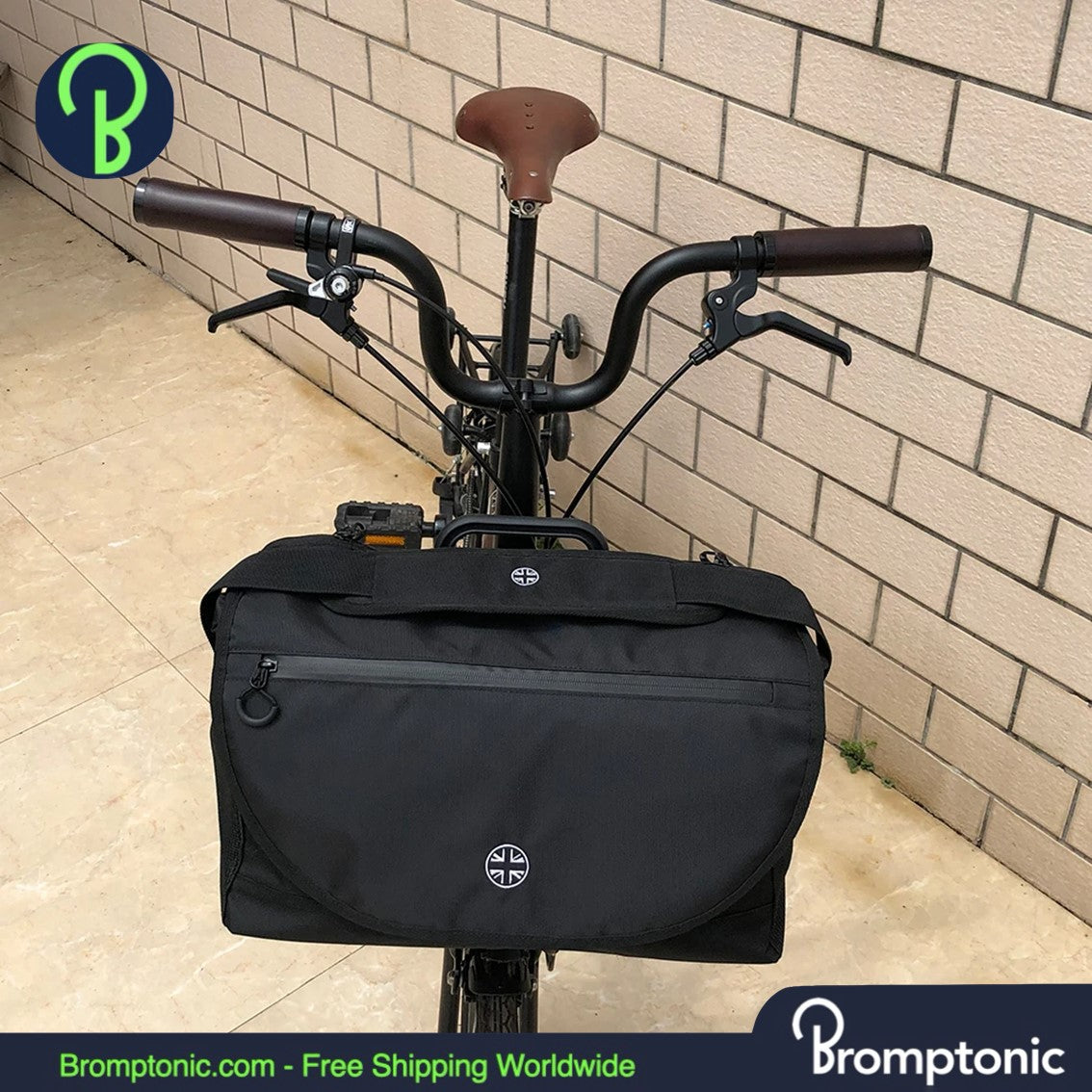 Brompton Front Commuter Bag 15L - Laptop & Regenschutz bereit