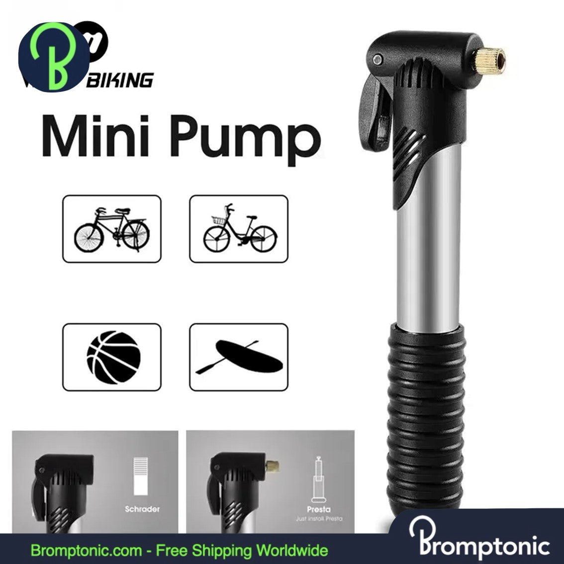 Brompton Portable Mini Pump Leichte Luftpumpe