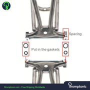 Brompton Bike Easy-Wheel Extender - Wheels or extender separate or complete Bromptonic